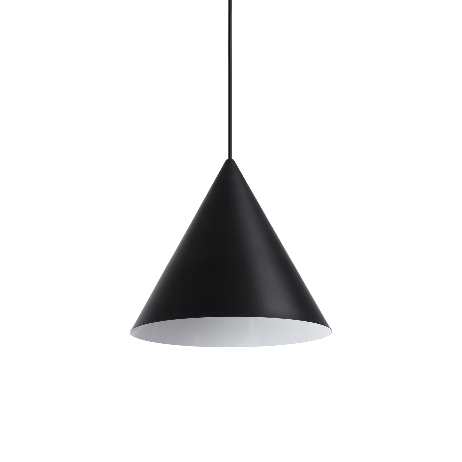 A-LINE SP1 D30 big nero lampadario cucina metallo forma cono Ø30