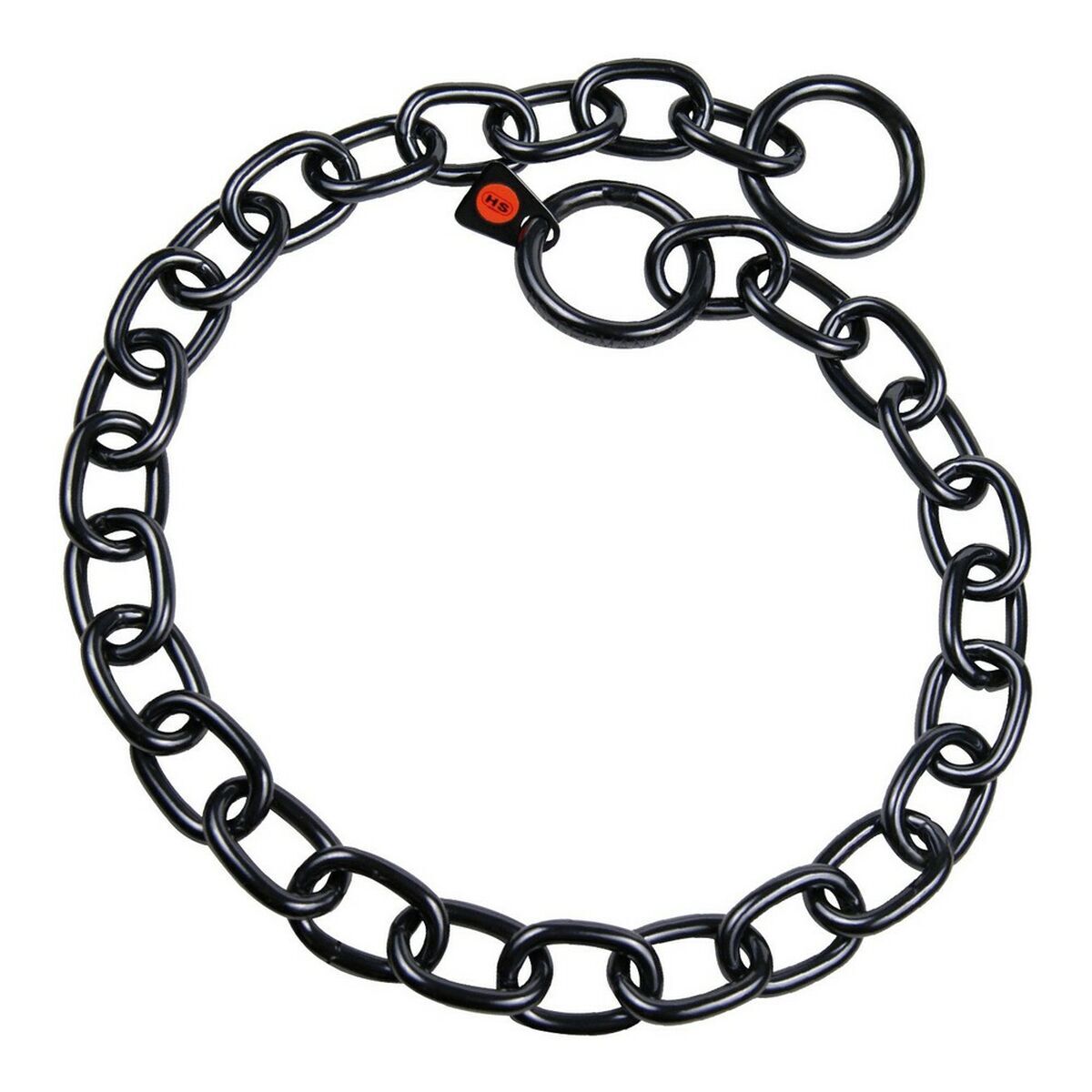 Collare per Cani Hs Sprenger Nero 4 mm Maglie Semilungo [74 cm]