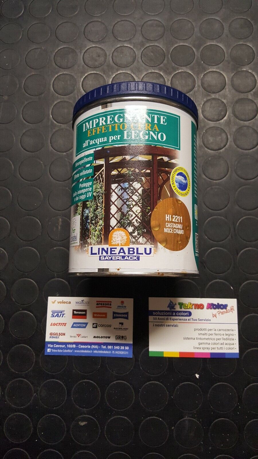 IMPREGNANTE EFFETTO CERA all'acqua per LEGNO CASTAGNO/NOCE HI 2211 - SAYERLACK -