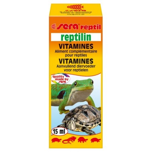 Mangime complementare per rettili SERA Reptilin 15 ml