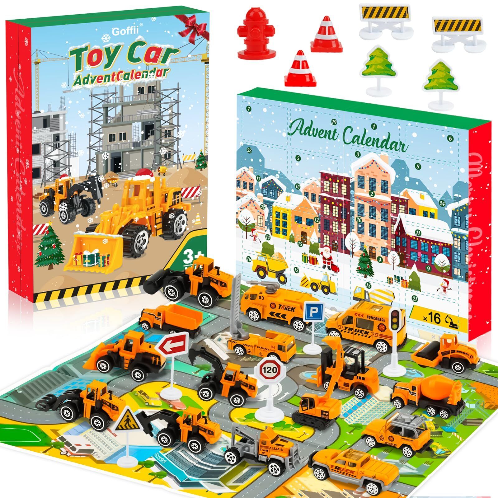 Calendario Avvento Macchinine 2024 Regalo Bambino 2 3 4 5 6 Anni Macchinine p...
