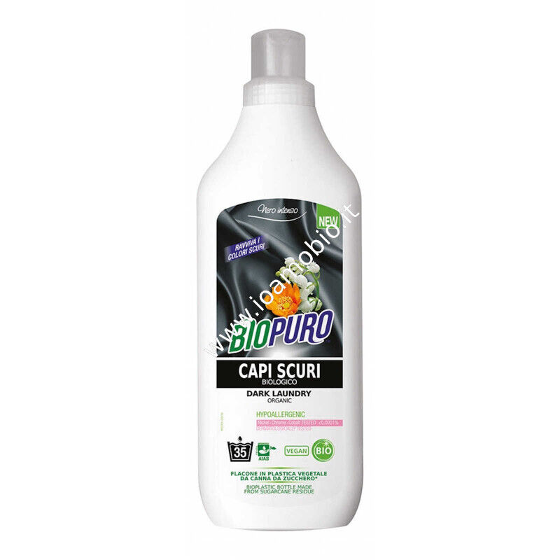 Detersivo nero intenso per Capi Scuri 35 lavaggi 1lt - Biopuro