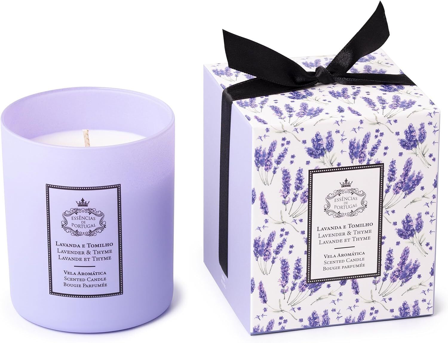 Essências de Portugal Candela profumata Naturale - Lavanda e Timo 180g