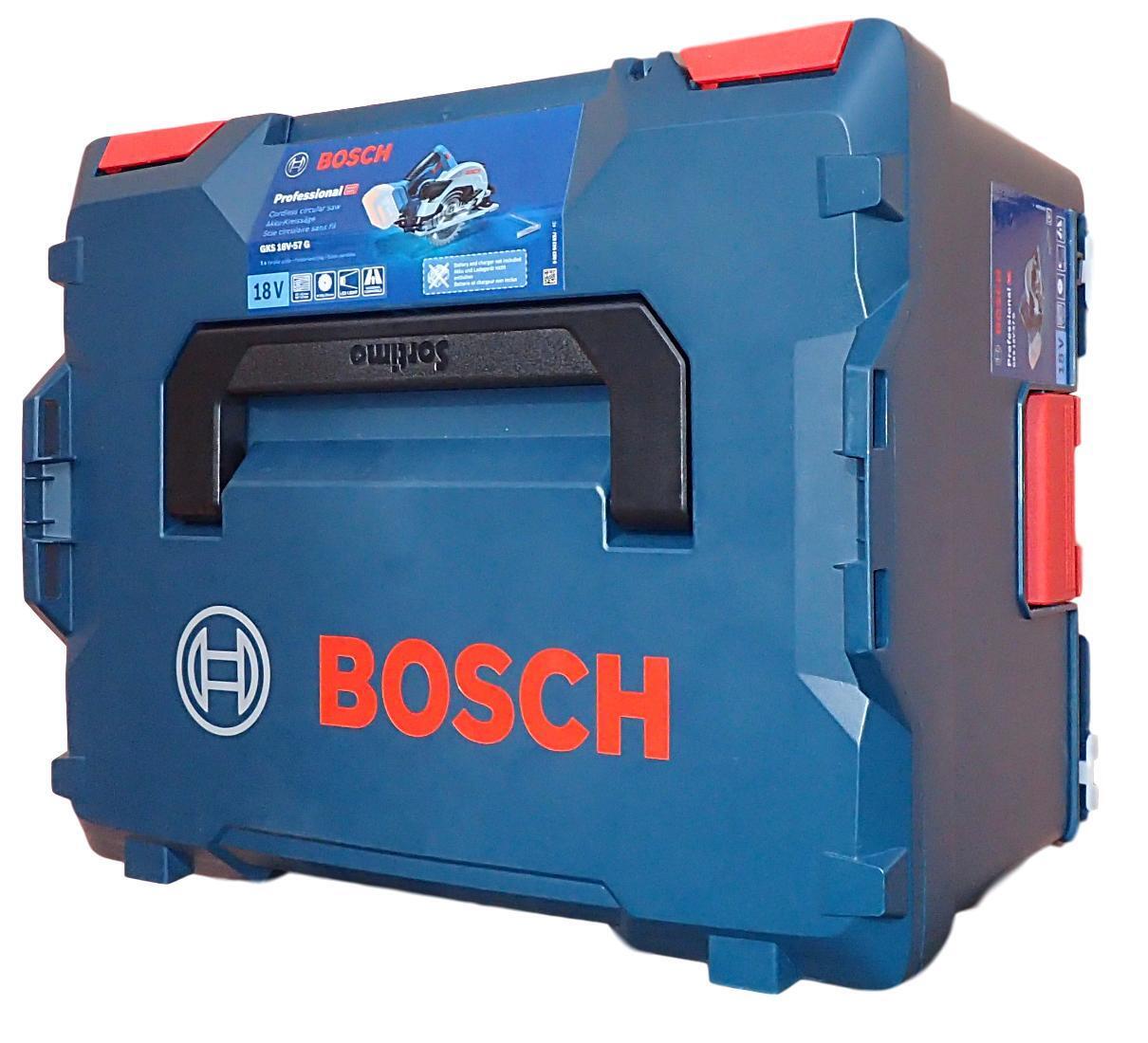 Sega Circolare BOSCH GKS 18V-57 G (Solo corpo + L-Boxx 238)