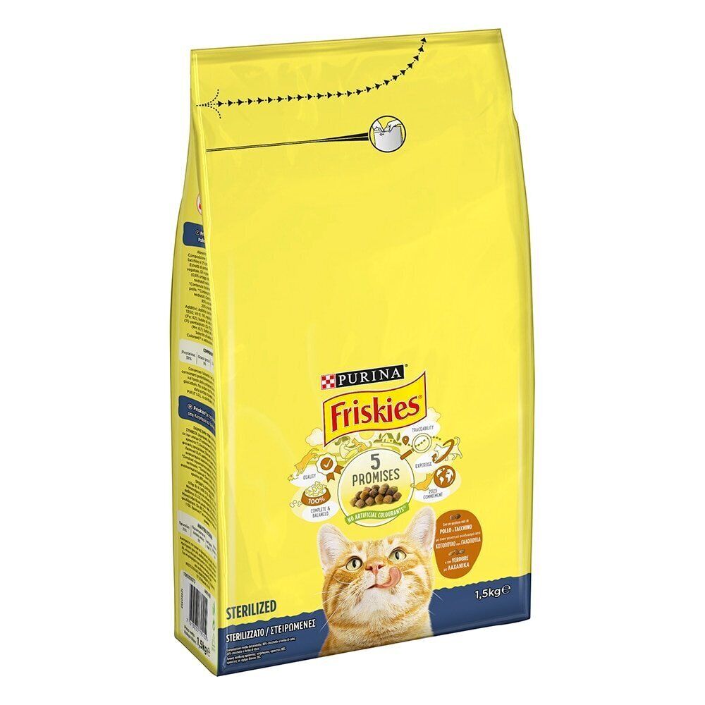 Friskies Sterilizzato Tacchino e Verdure1,5 Kg 1500g Purina