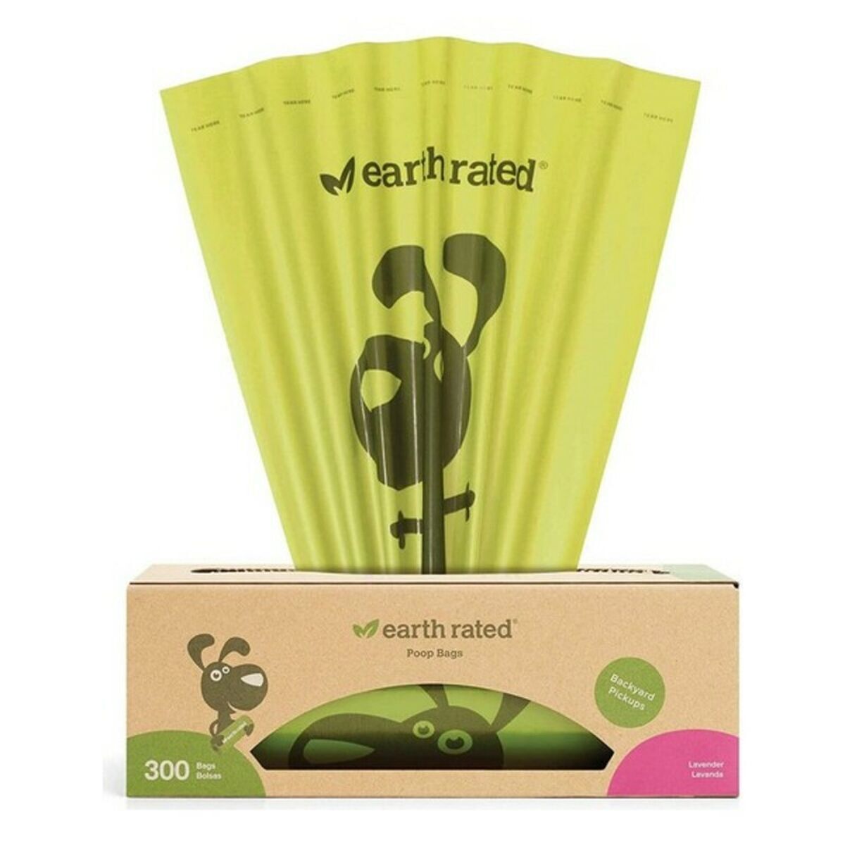 Borse igieniche Earth Rated   Lavanda [300 Unità]