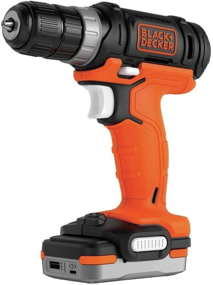 BLACK & DECKER TRAPANO BATTERIA 12V AL LITIO BDCDD12S1-QW - 5035048709481