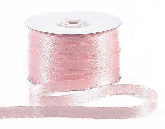 Nastro Doppio Raso Rosa mt 50x10 mm