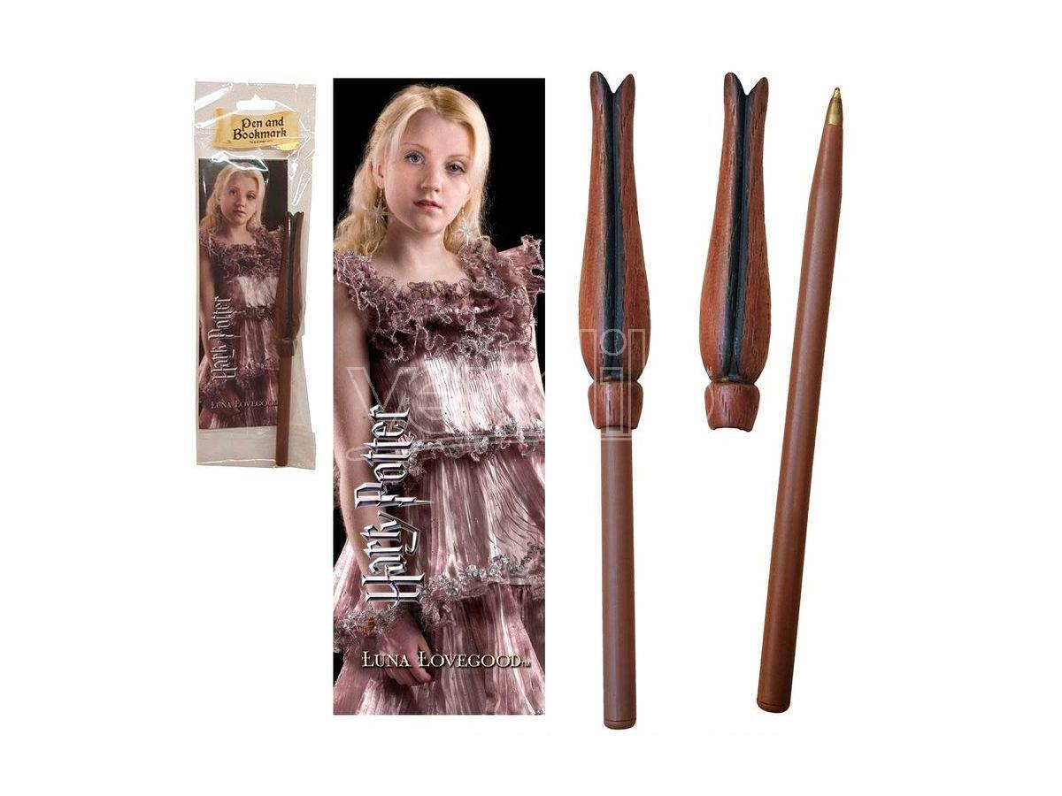 Harry Potter Luna Lovegood Wand Pend E Segnalibro Noble Collection