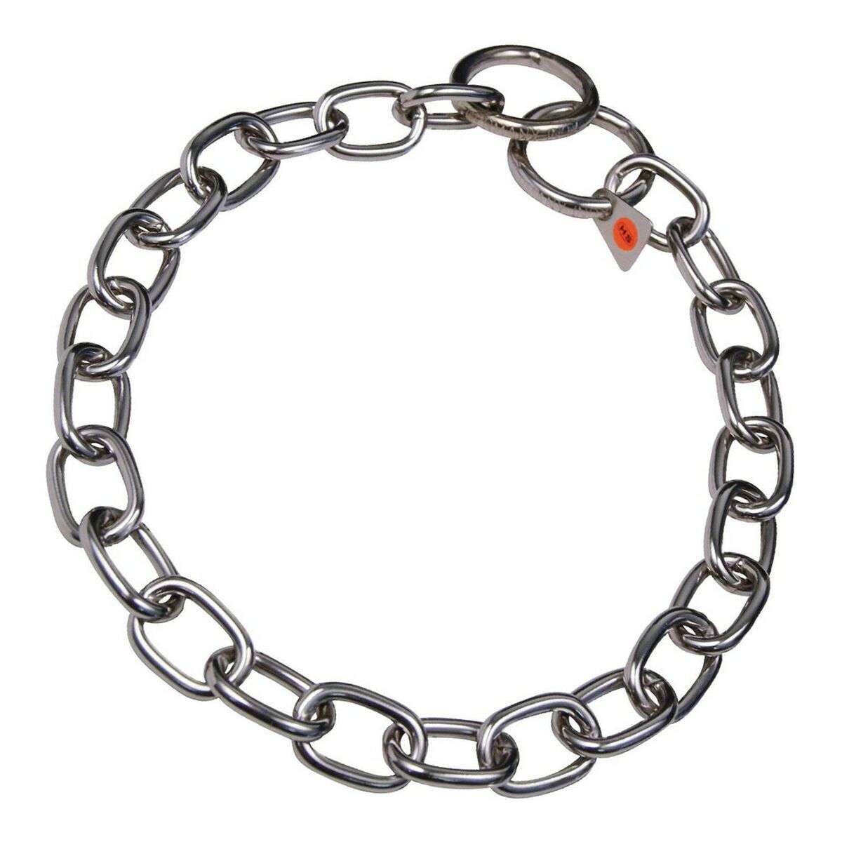 Collare per Cani Hs Sprenger Argentato 4 mm Maglie Semilungo [51 cm]