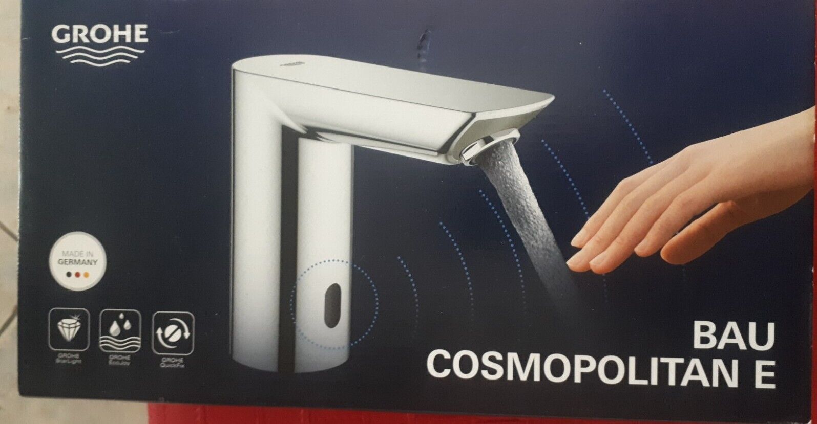 36451000 GROHE BAU COSMOPOLITAN-E MISCELATORE ELETTRONICO A INFRAROSSI