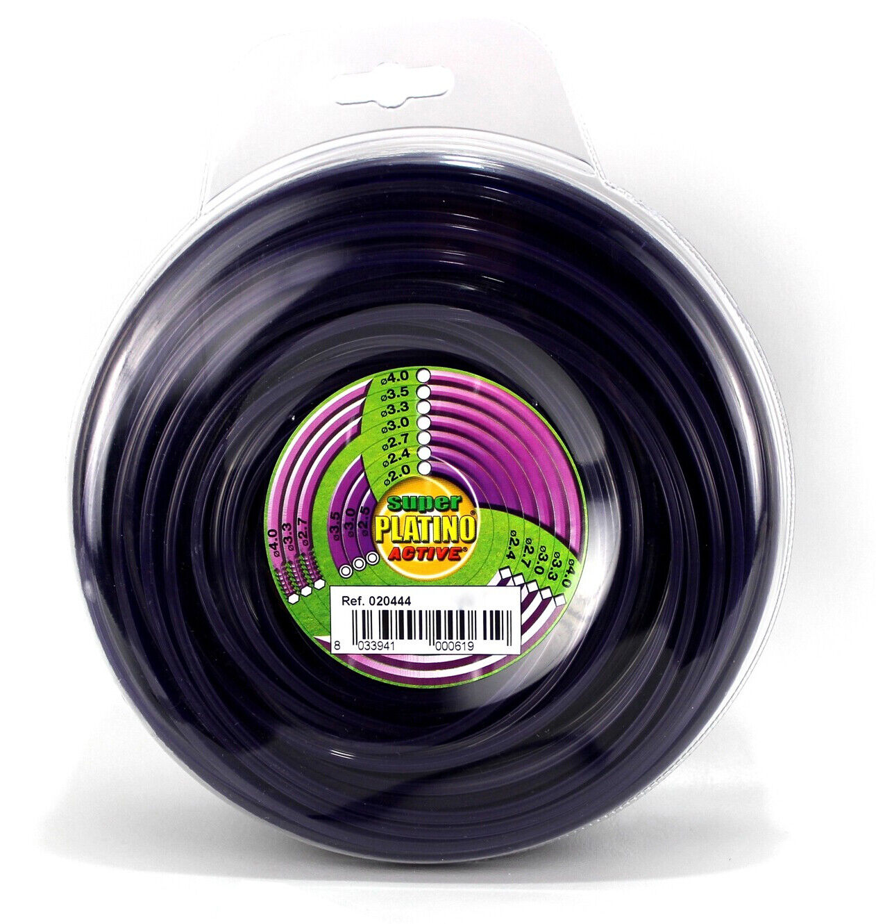 Active filo quadrato per decespugliatore platino  mm. 4,0x15 mt. gr. 250 - Activ