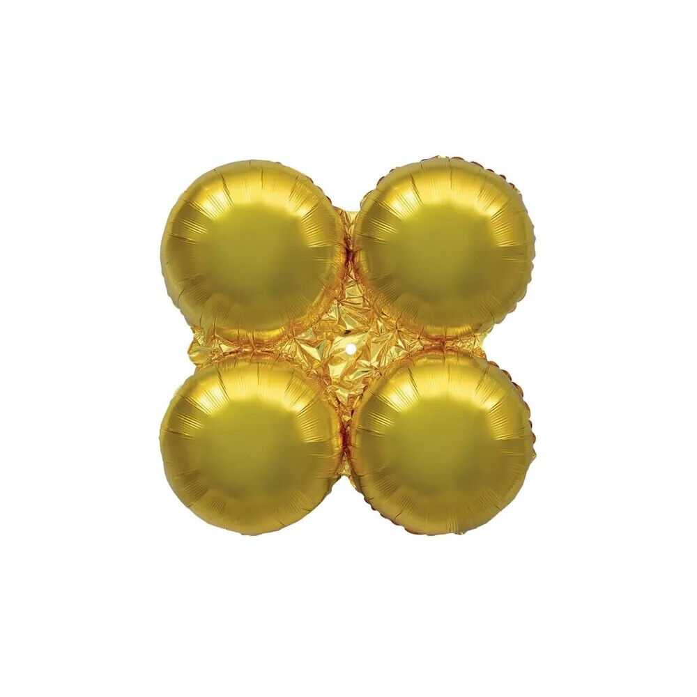 Palloncino Balloon Holder Oro standard shape 22" (55cm) in mylar, 1pz.