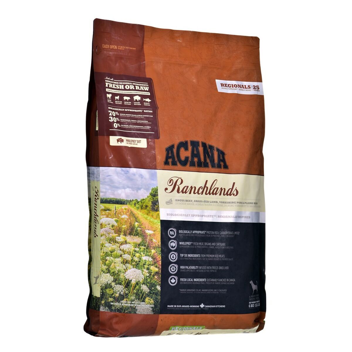 Mangime Acana Ranchlands Adulto Carne Di Vitello Agnello 6 kg