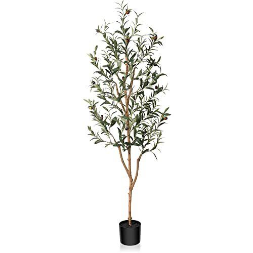 Kazeila Piante Finte da Interno 150cm Olivo Piante Finte Grandi Finta Pianta ...