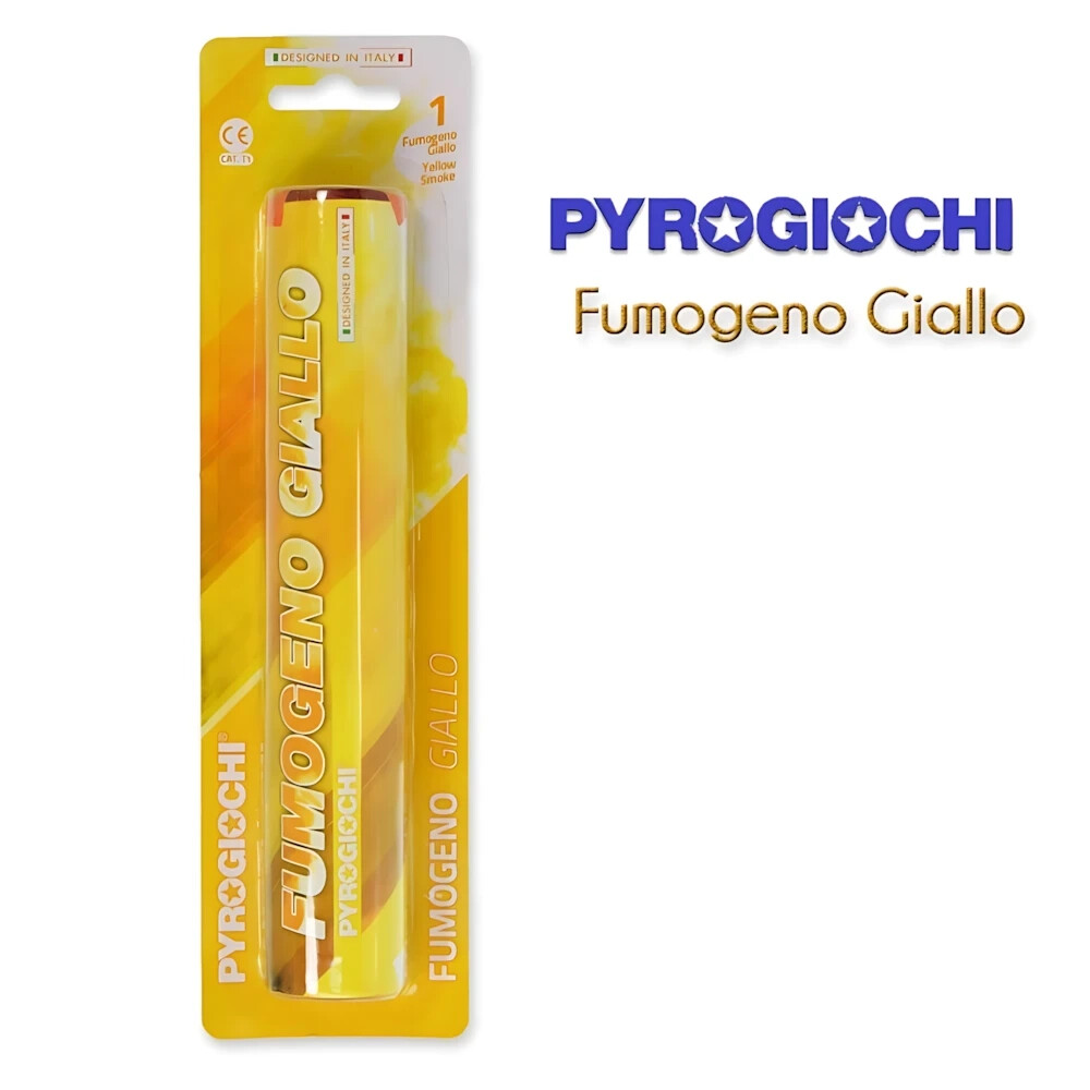Fumogeno giallo categoria F1, 1Pz.