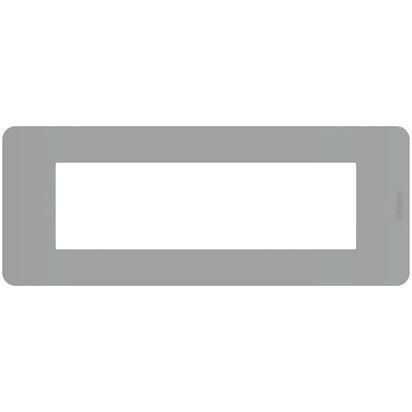 Placca 506 Bticino MatixGO 7 moduli grigio JA4807JG