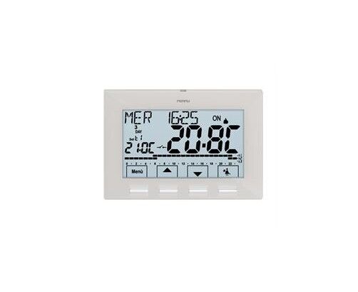 Perry 1CRCR029B cronotermostato a parete NEXT colore bianco alimentazione 230 V