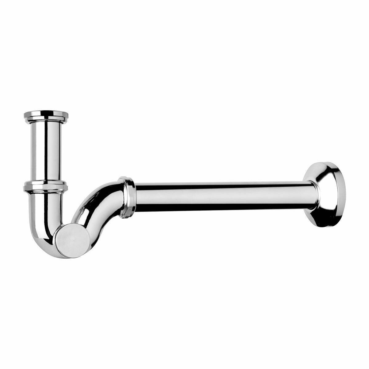 SIFONE AD S  DA 1"¼  CROMATO PER LAVABO BAGNO