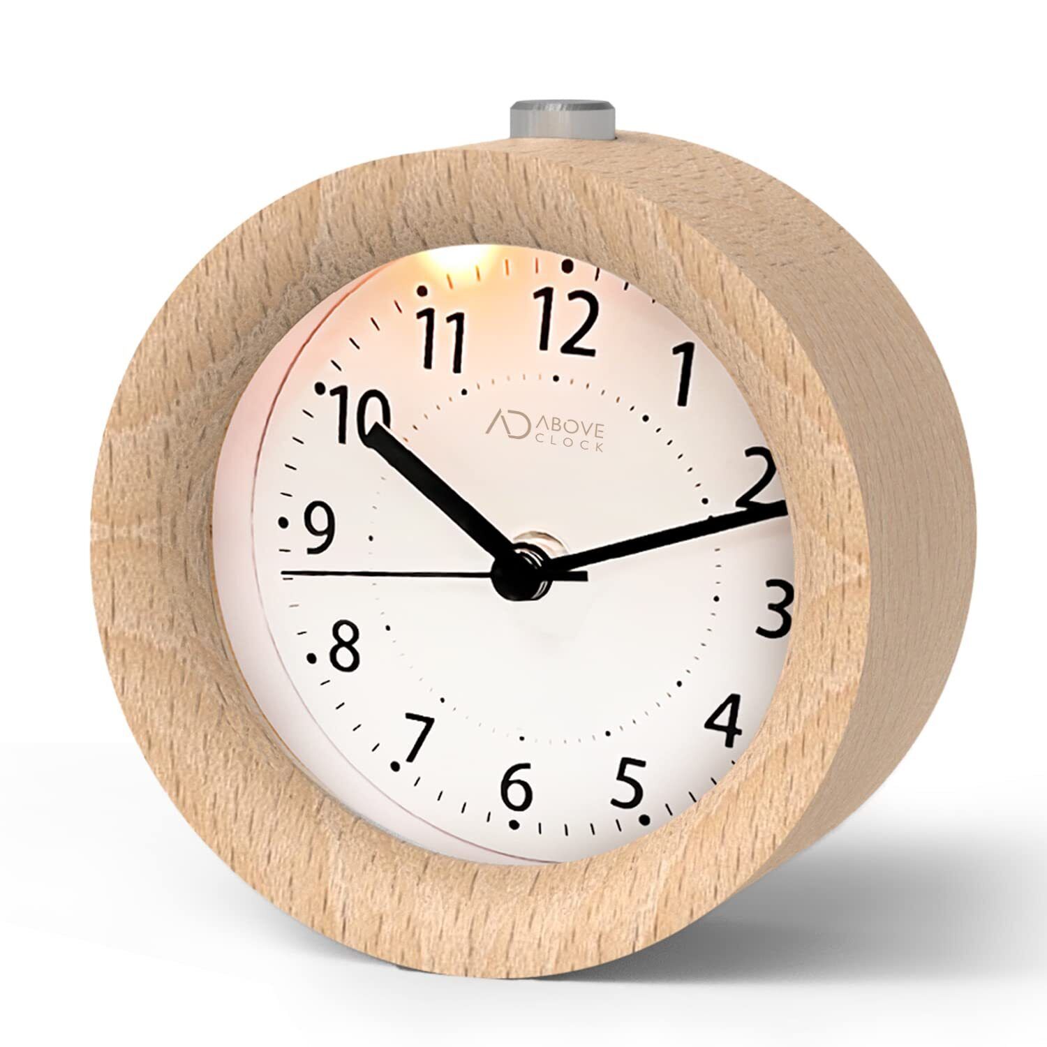 aboveClock Sveglia da Comodino Analogica Orologio da tavolo con Funzione Snoo...