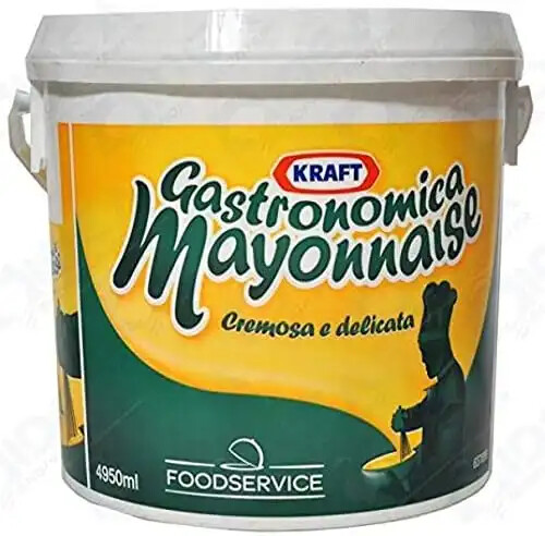 Kraft Mayonnaise Gastronomica Cremosa e Delicata in Secchiello da 5kg Maionese