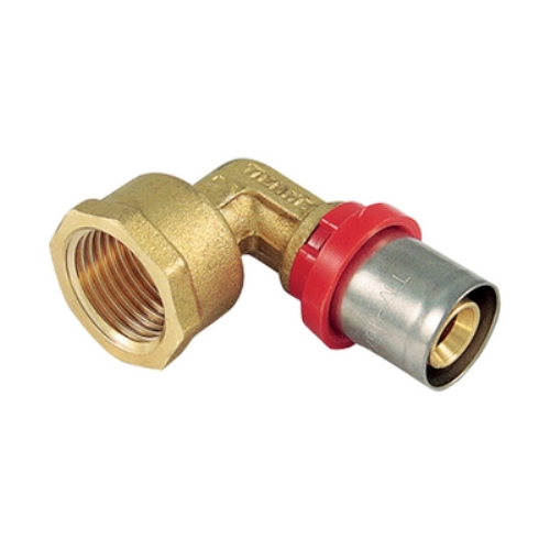 RACCORDO PRESS CURVO FEMMINA COMPACT 16 x 2,0 -1/2" TIEMME