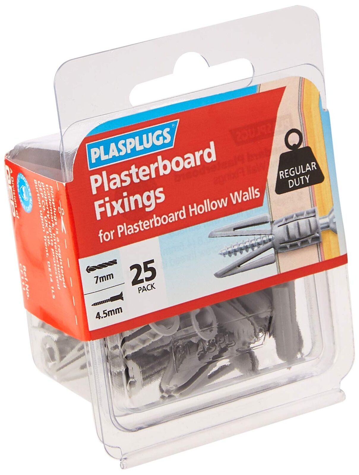 Plasplug cf111 cartongesso di fissaggio (di 25) (Y8V)