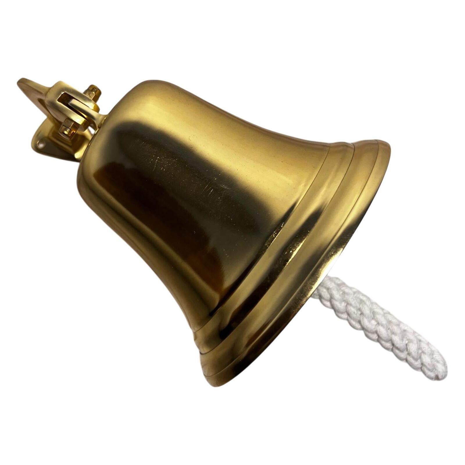Traditional Brass Wall-Mounted Ship Bell – Perfect for Home Bar & Pub Decor