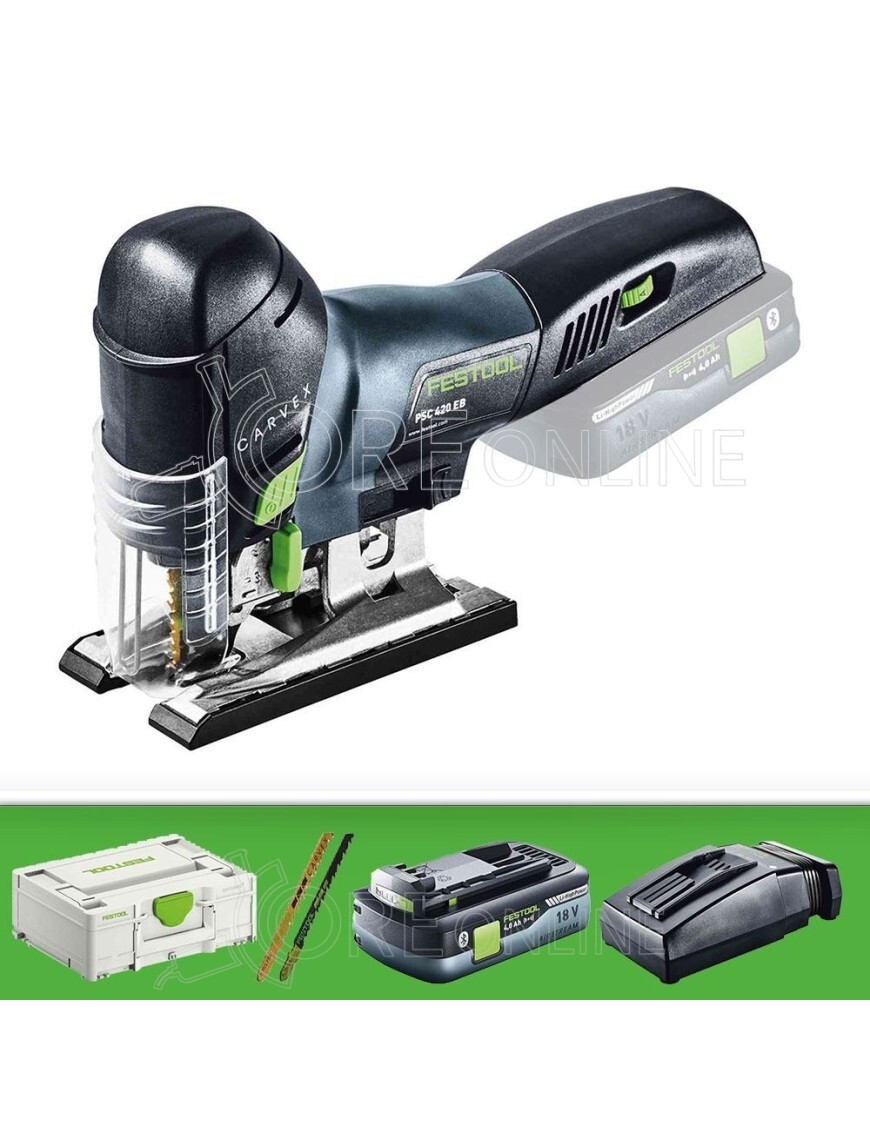 Seghetto alternativo a batteria CARVEX PSC 420 HPC 4,0 EBI-Plus Festool® 576525