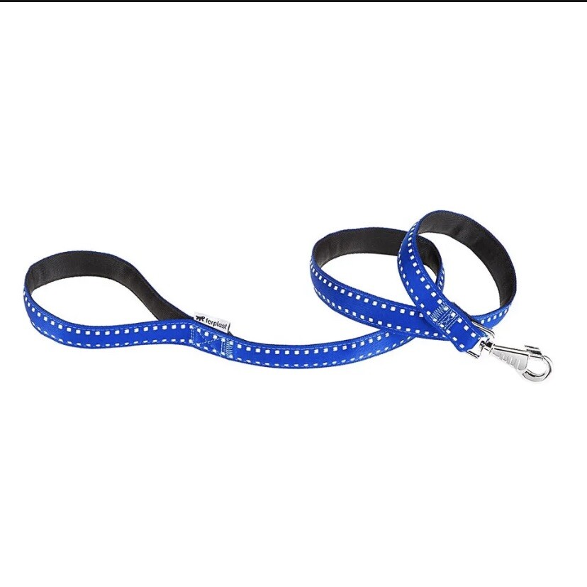 Ferplast Cane Guinzaglio Magnetico Cricket G20/120 Blu 20 Mm L 120 Cm 180kg