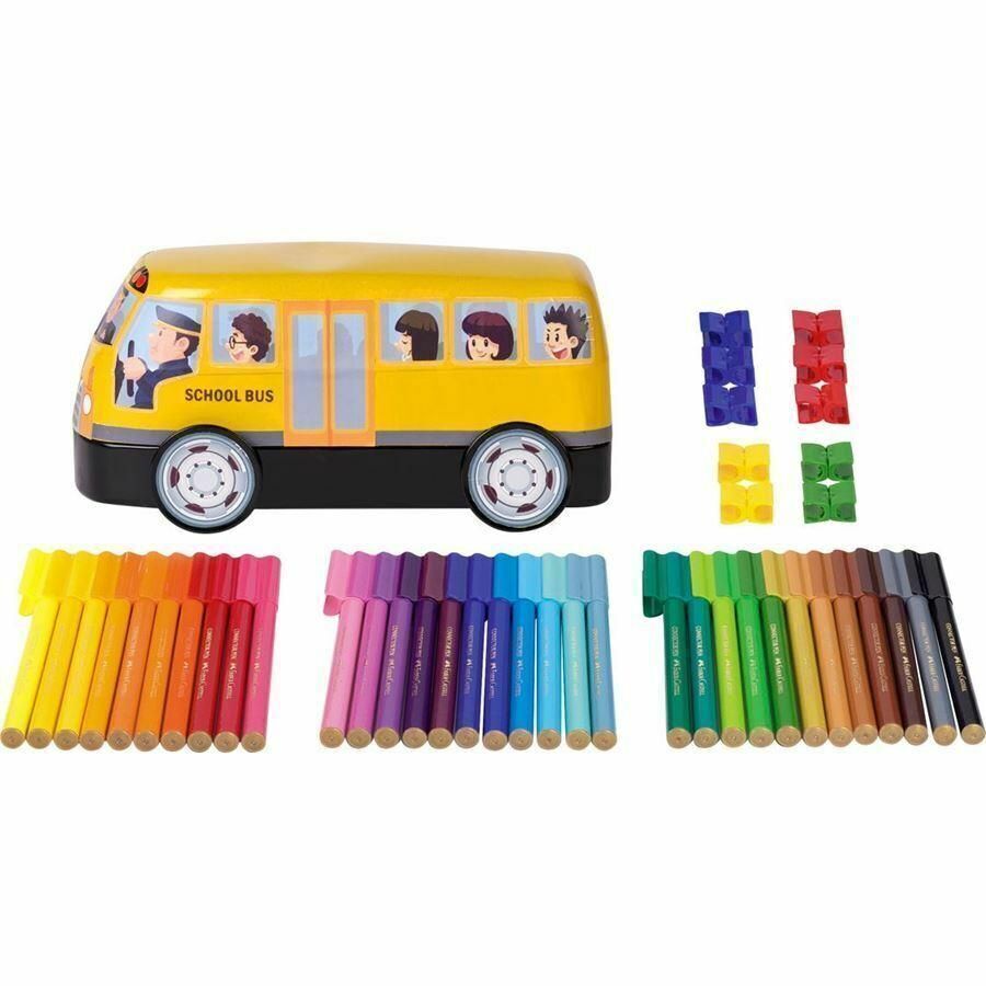 Faber Castell Confezione 30 Penne A Feltro Connector Bus 155532