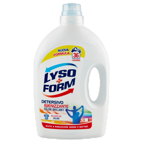 Lysoform Liquido Lavatrice Capi Colorati 36 Misurini 1620ml