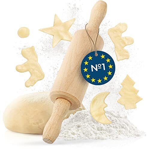 TIMELEOS Mattarello piccolo – Mattarello per bambini – Matterello come access...
