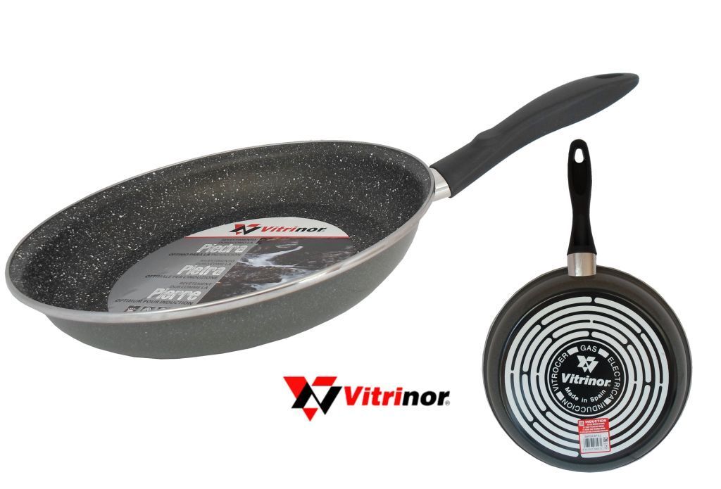 PADELLA DM 26 INDUZIONE VITRINOR ACCIAIO VETRIFICATO RIVESTIMENTO ANTIADERENTE