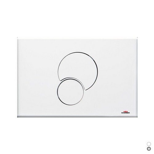 PLACCA MODELLO FIDIA DUO 2018 Bianca Cassette Scarico Incasso Placche Canotti