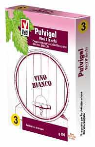 26160 VEBI PULVIGEL PREPARATO PER LA CHIARIFICAZIONE DEI VINI BIANCHI PZ. 2 DA 5