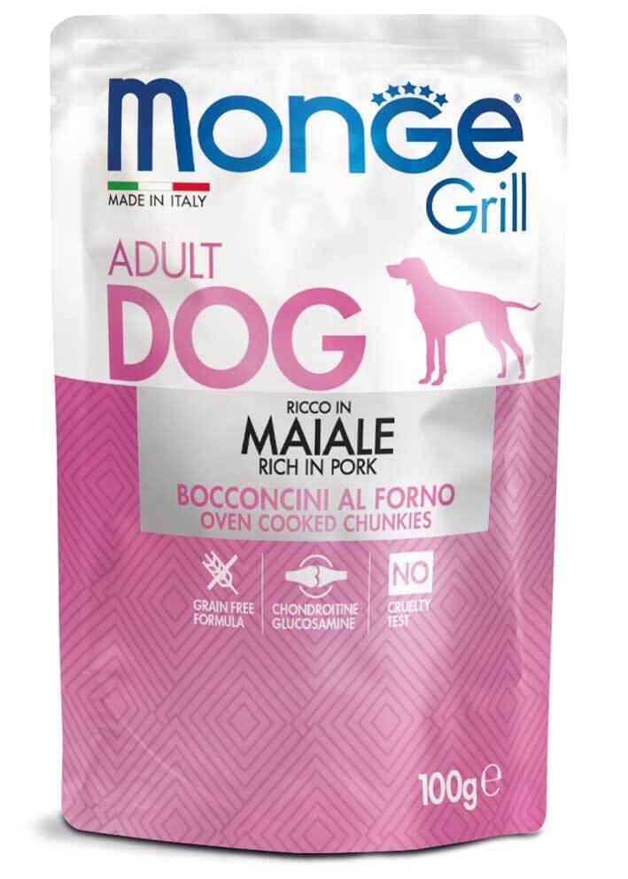 Monge Grill Buste Maiale - Cane  0,1 Kg