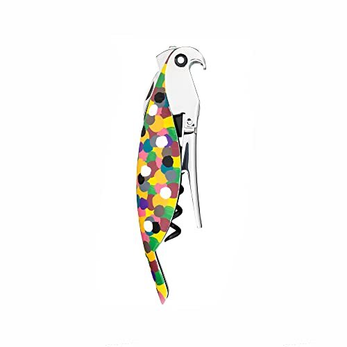 Alessi AAM32 1 Proust Parrot Cavatappi per Vino di Design, in Alluminio Profuso