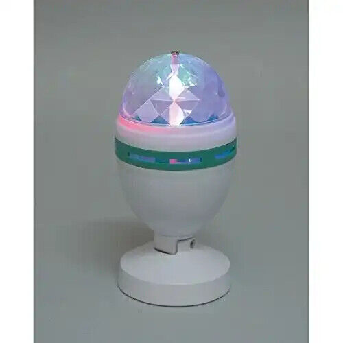 Proiettore Lampada Led Rotante 18 Cm 3 Led Multicolore Addobbi Luci Feste