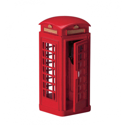 Lemax telephone booth villaggio di Natale