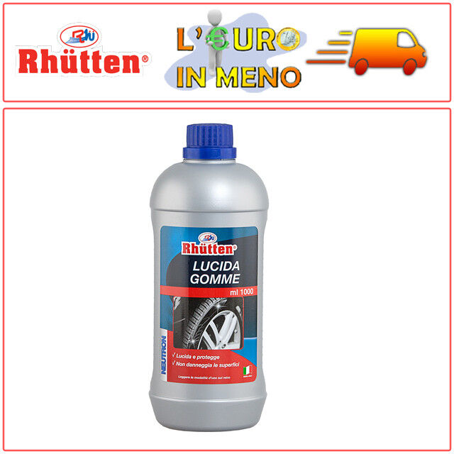 LUCIDA GOMME RHUTTEN NEUTRON 1 LITRO DETERGENTE PER RUOTE E PNEUMAUTICI