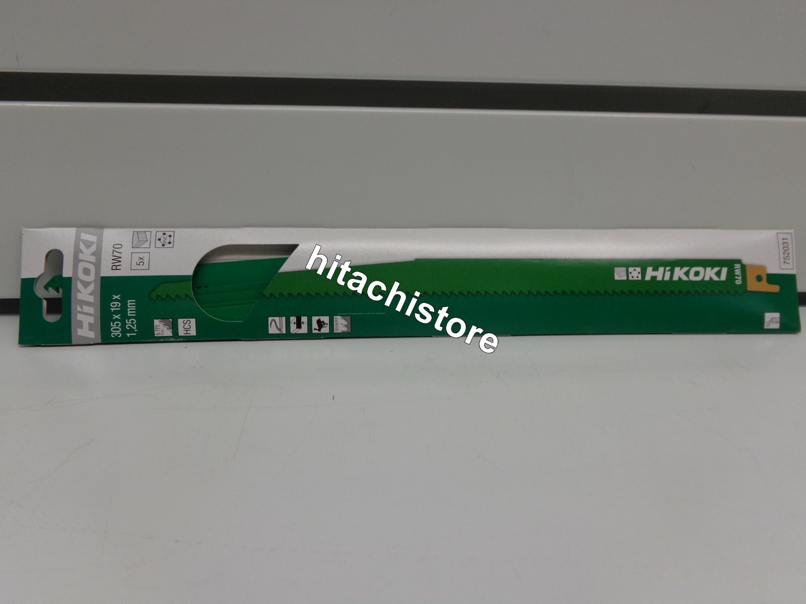 LAME SEGHETTO ALTERNATIVO FRONTALE HCS 305 KIT 5 PZ. LEGNO HIKOKI HITACHI
