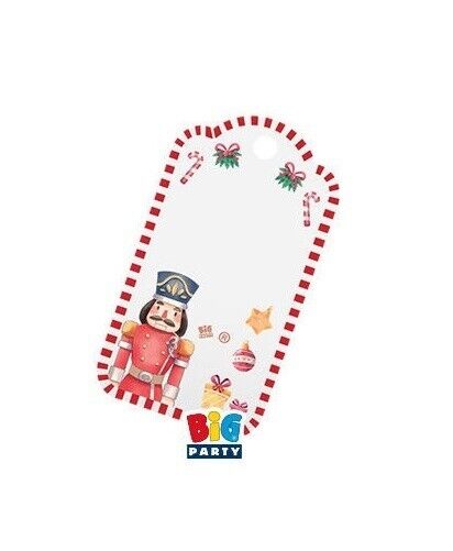 Tags 5x9 cm Schiaccianoci 8 pz
