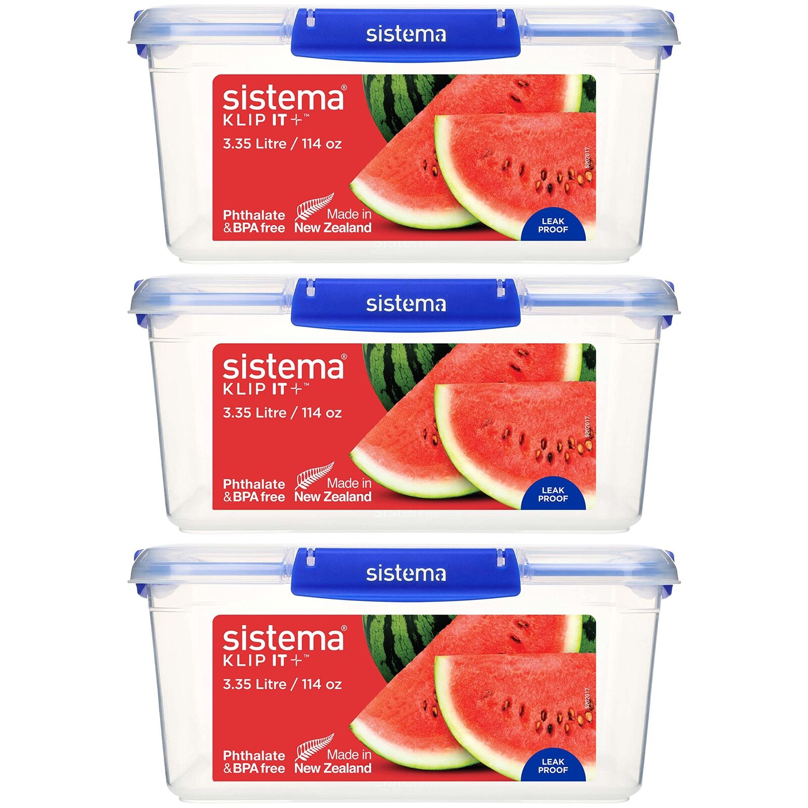 Sistema KLIP IT PLUS Contenitori per alimenti | 335 L | Set di contenitori er...