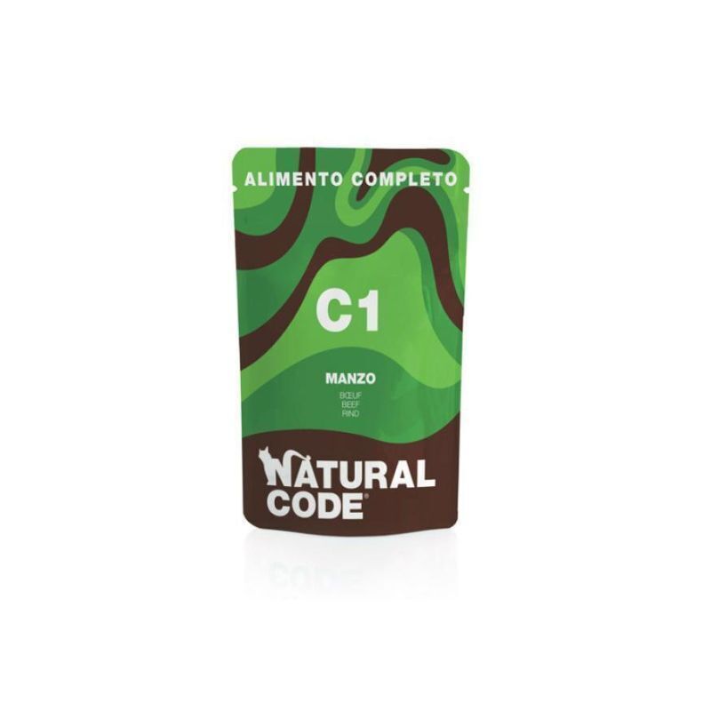 Natural code C1 manzo 70gr