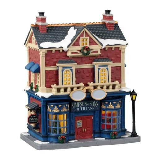 Lemax villaggio di Natale Simpson & Sons Opticians
