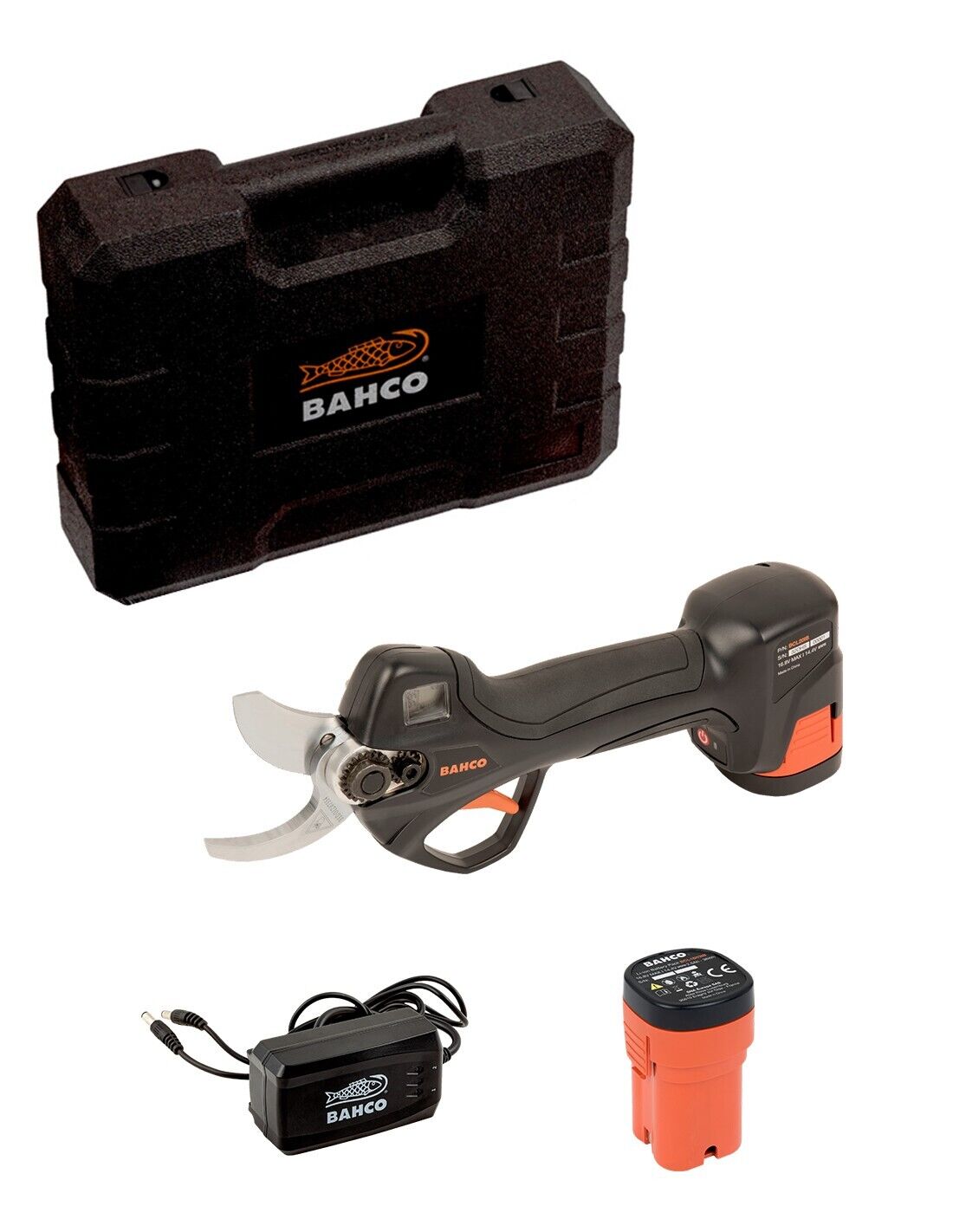 Cesoie a batteria Ø 32 mm BAHCO BCL20IB (2 x 2,5 Ah + caricabatterie + valigetta