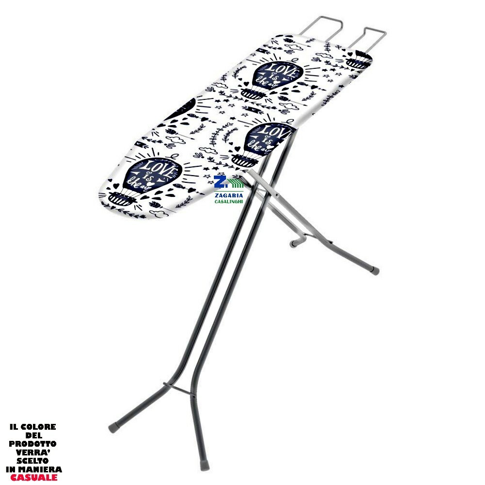 ASSE DA STIRO MODELLO EASY IN ACCIAIO VERNICIATO DIMENSIONE CM 110X32X88 MAX H