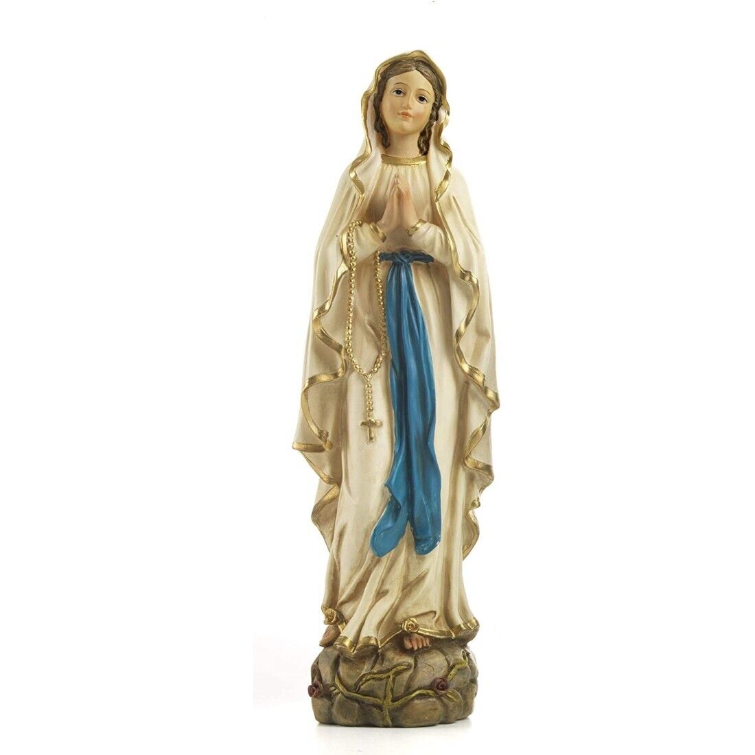 Statua in resina maria madonna di lourdes h.30 cm  PAB-PB5174A-1