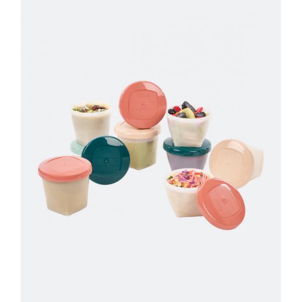 Babymoov Conservation Pots Biosourced Babybols - Lotto Di 8x180ml + 8x250ml